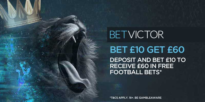 BetVictor’s Kickstarter – Get a £10 Free Bet on ALL 3pm Premier League Matches