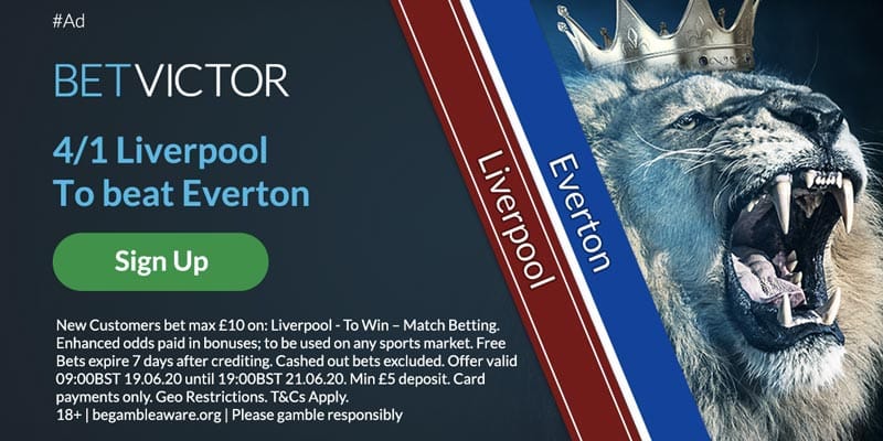 Everton v Liverpool Offer