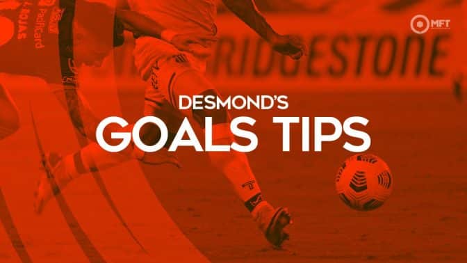 Desmond’s Goals Tips: BTTS, To Score 2+, Over 2.5 Goals and 44/1 Goals Acca Tips