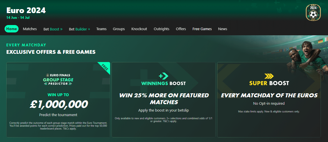 bet365 euro 2024 offer