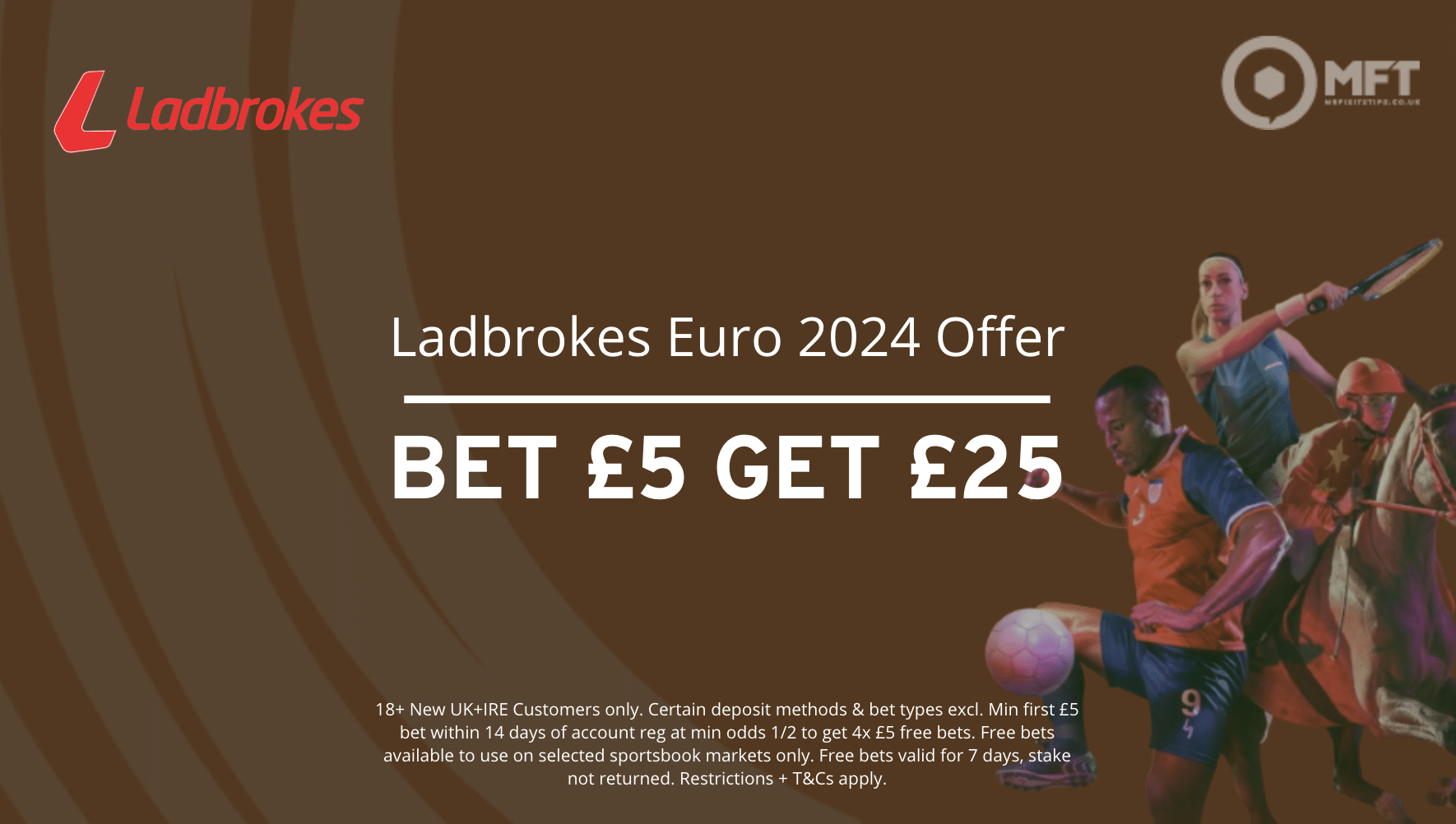 Ladbrokes Euro offers: Get £25 bonus