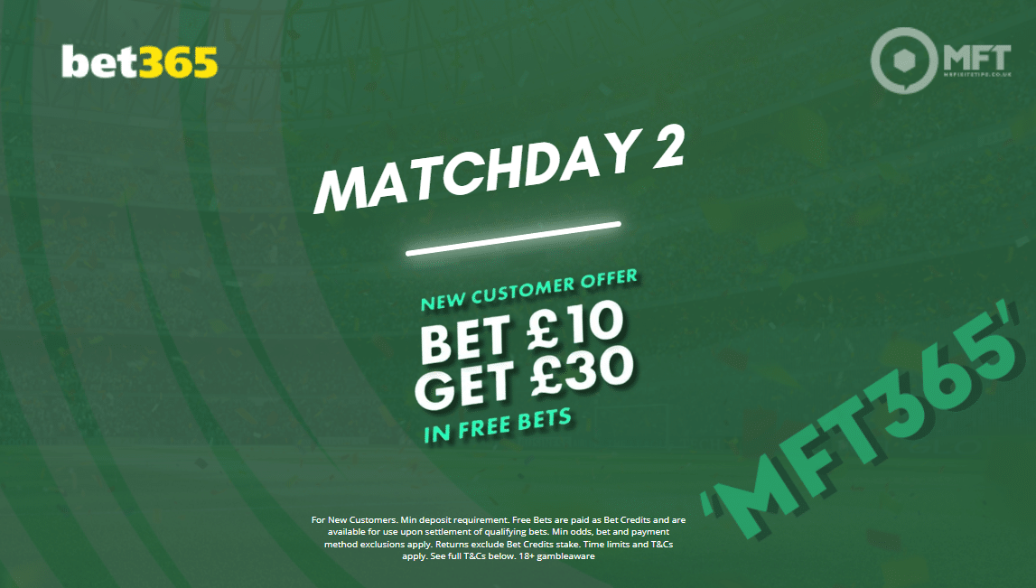 Bet365 Bonus Code: MFT365 for £30 free bets on Euro games