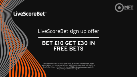 Livescore Bet sign up offer UK: Bet £10 get £30 in free bets