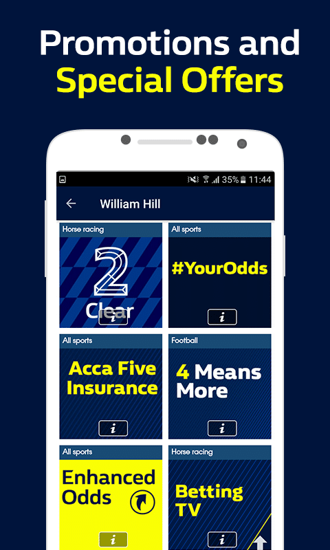 William Hill promotions for existing customers