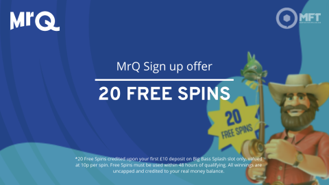 MrQ Sign Up Offer | Claim 20 free spins In January 2025