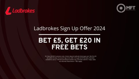 Ladbrokes Sign Up Offer: Get £20 in Free Bets in Dec 2024