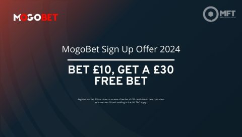 MogoBet Sign Up Offer: Bet £10, get £30 in Free Bets Dec 2024