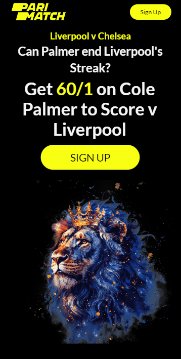 Parimatch Liverpool vs Chelsea offer