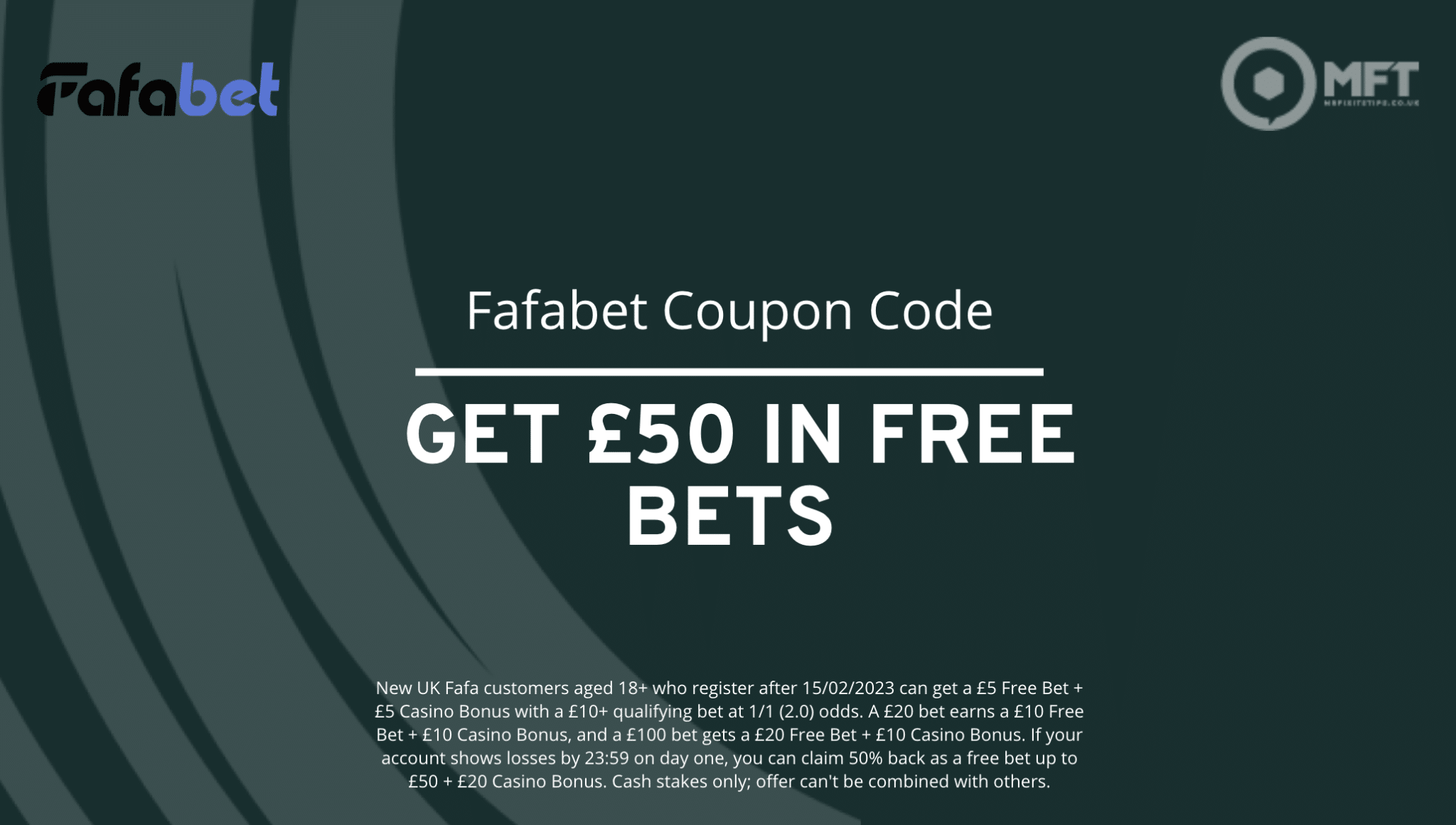 Fafabet sign up offer 2025: Get £50 in free bets + £20 casino bonuses