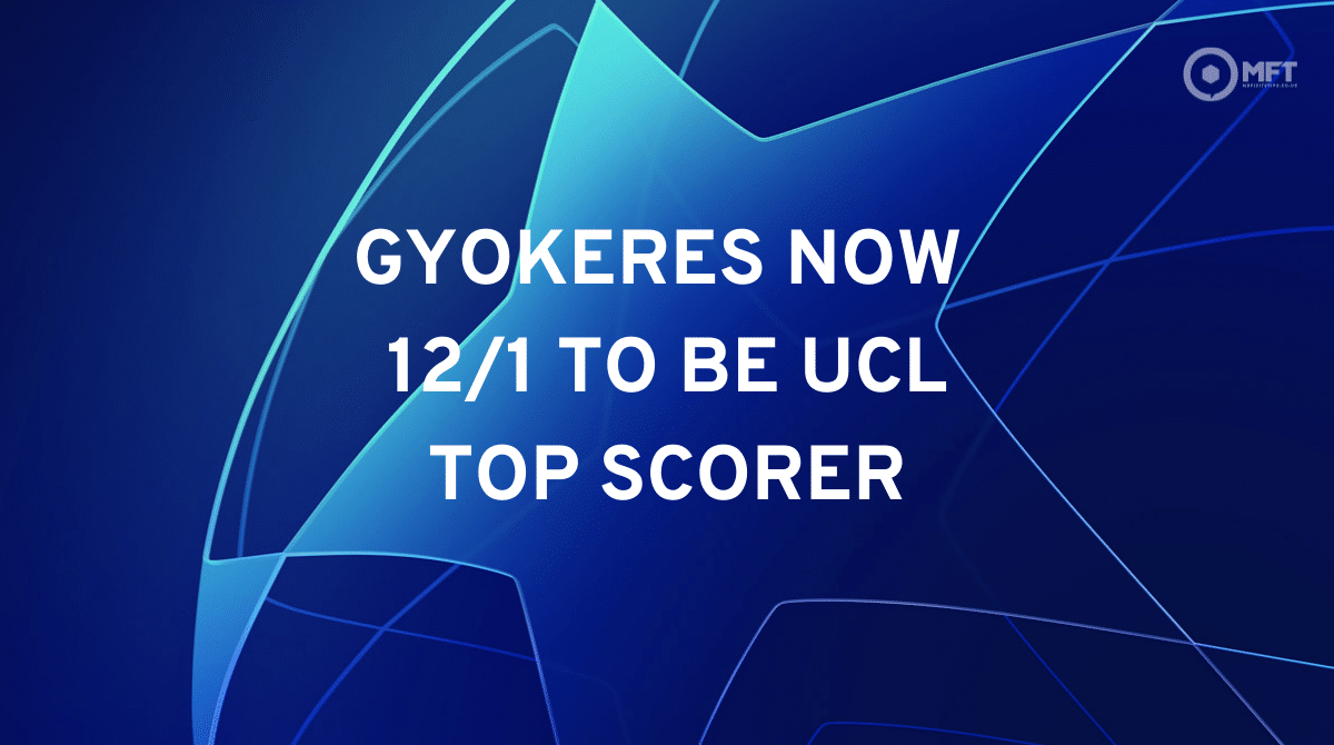 Viktor Gyokeres Champions League top scorer odds now 12/1: To back or not to back?