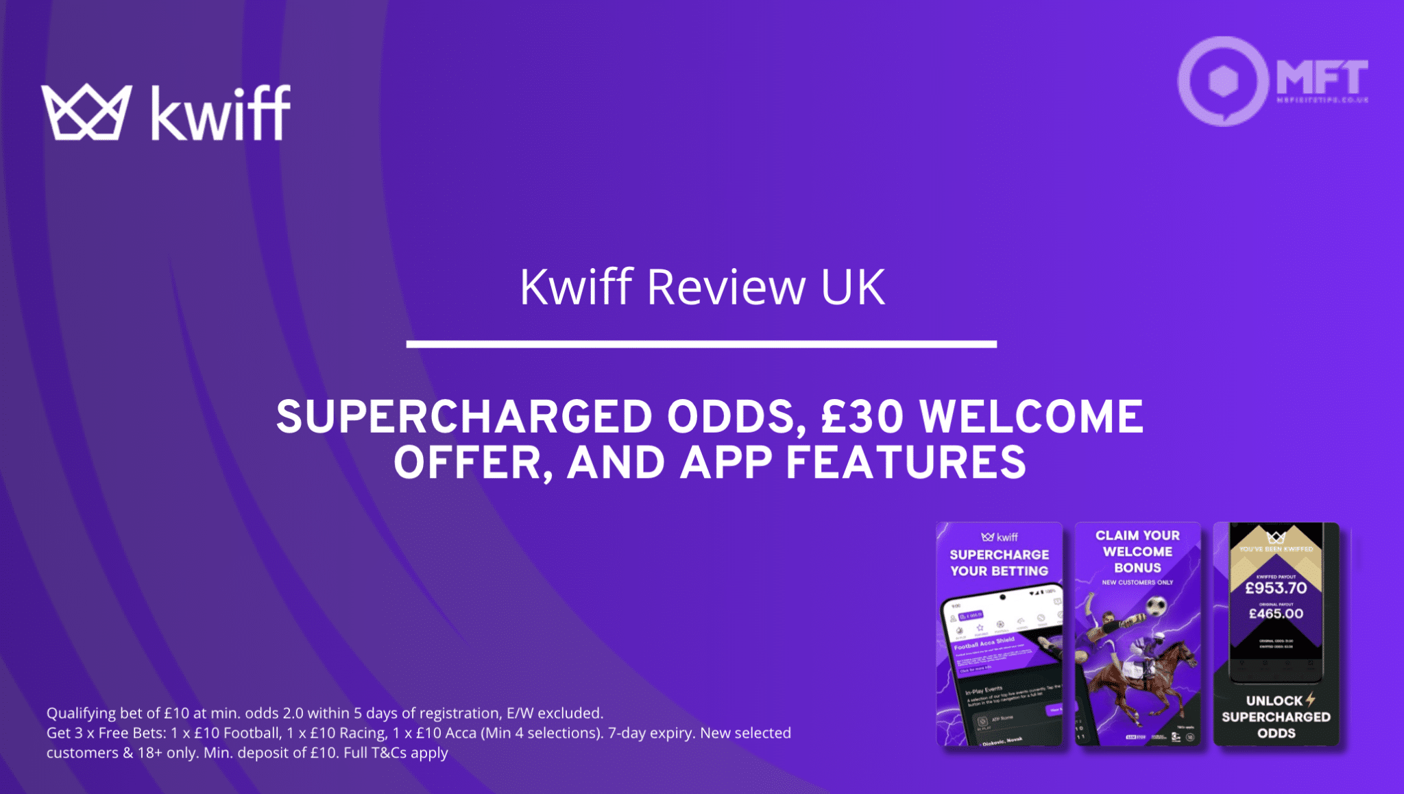 Kwiff Review: Supercharged Odds, £30 Welcome Offer, and App Features