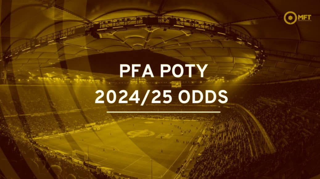 PFA Player of the Year 24/25 winner odds