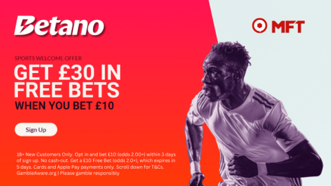 Betano Sign Up Offer: Bet £10, Get £30 bonus in 2025