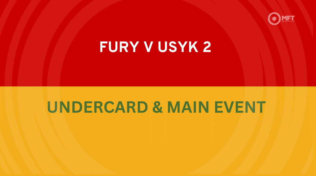 Fury vs Usyk 2 betting tips: Undercard and main event