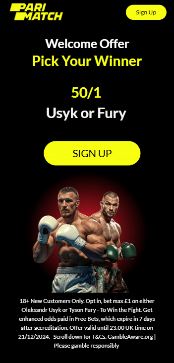 parimatch fury vs usyk offer