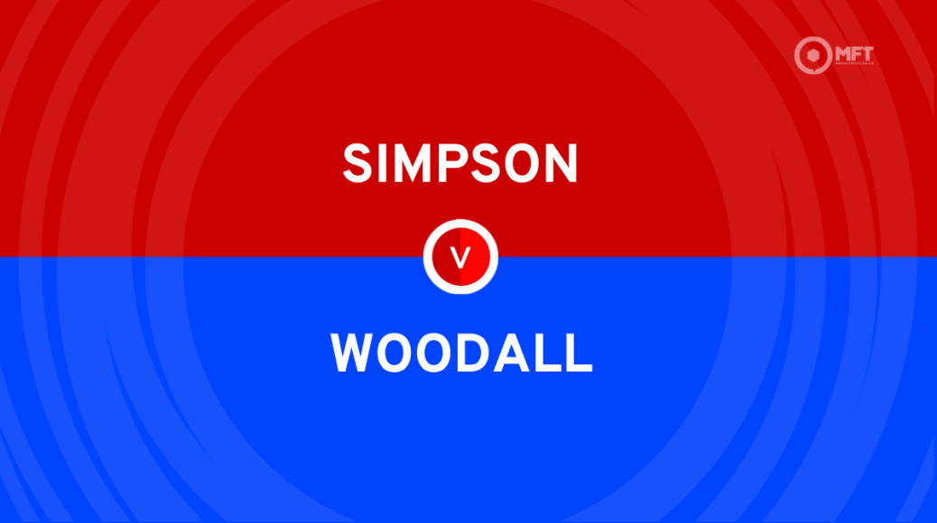 Simpson vs Woodall prediction