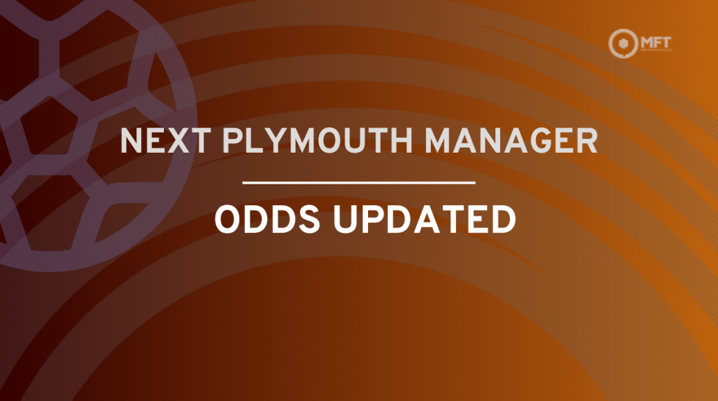 Next Plymouth manager odds