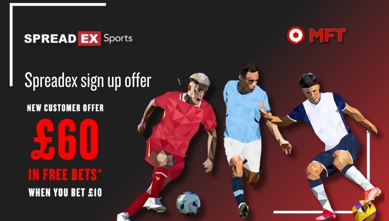 Spreadex sign up offer: Bet £10, get £60 in free bets in January 2026
