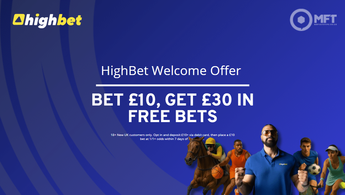HighBet Welcome Offer: Bet £10, Get £30 in January 2026