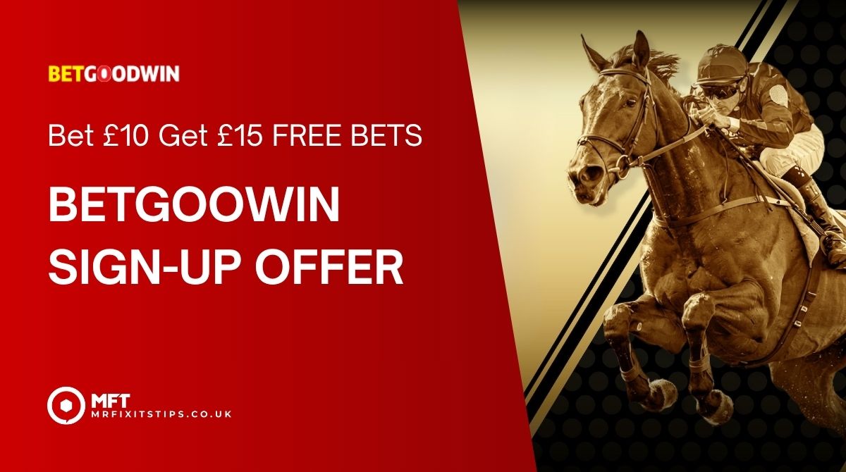BetGoodwin sign up offer 2026: Bet £10, get £15 in free bets