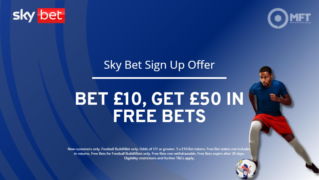 Sky Bet sign up offer: Get £50 in free bets 2026