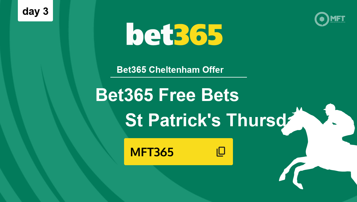 Bet365 Cheltenham bonus code: use MFT365 on day 3