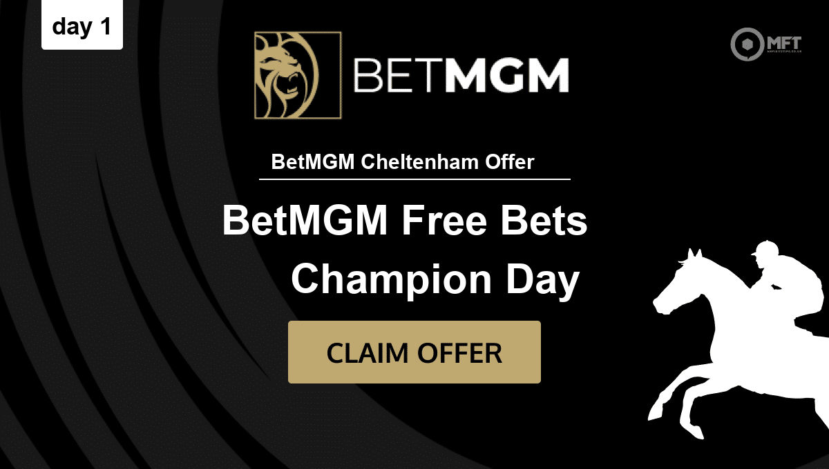 BetMGM Cheltenham offer: Bet £10, get £40 for Champion Day (day 1)