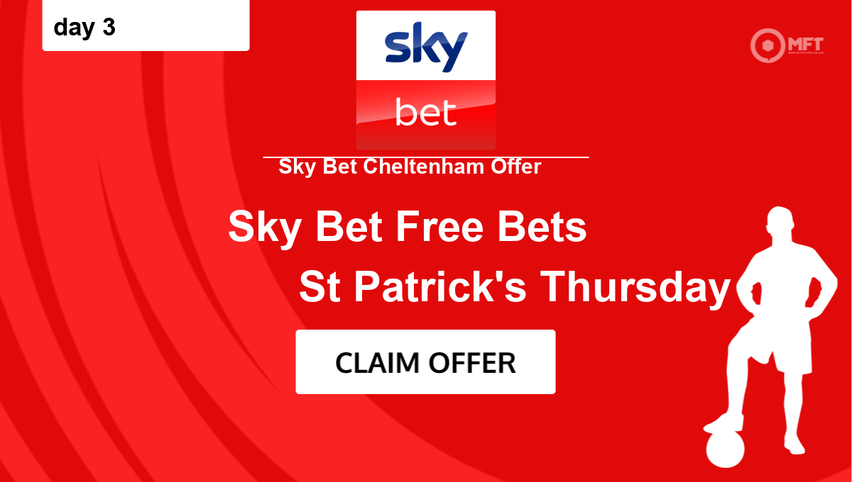Sky Bet Cheltenham free bet: Claim £40 for day 3