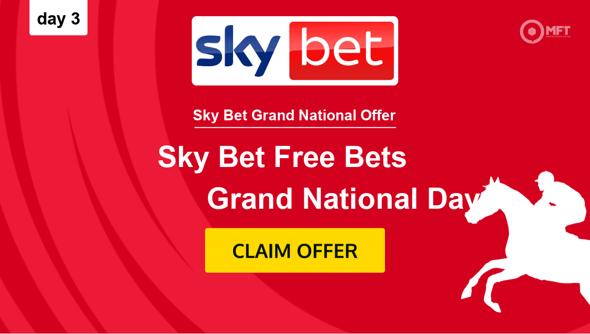 Sky Bet Grand National sign up offer: Get £5 for day 3