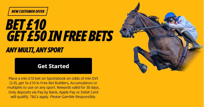 BetFair Grand National Festival welcome offer: Sign up for £50 in free bets