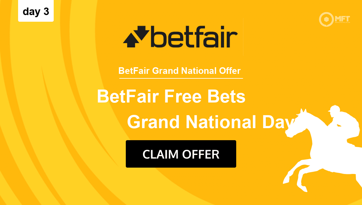 Betfair Grand National Festival welcome offer: Sign up for £5 in free bets