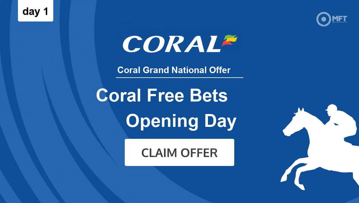 Grand National Festival Day 1 offer: Bet £5, Get £30 with Coral
