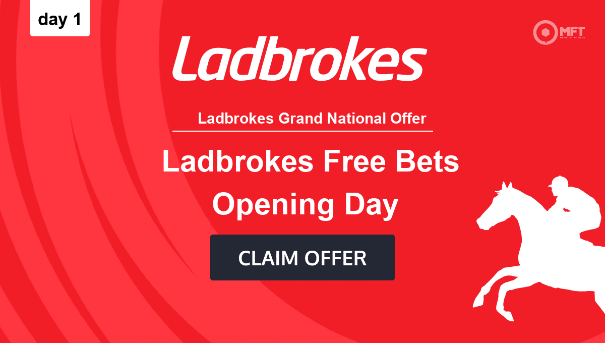 Ladbrokes Grand National free bet: Claim £30 for day 1