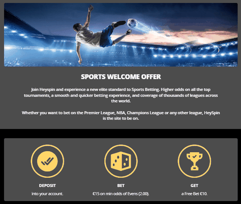 HeySpin bonus