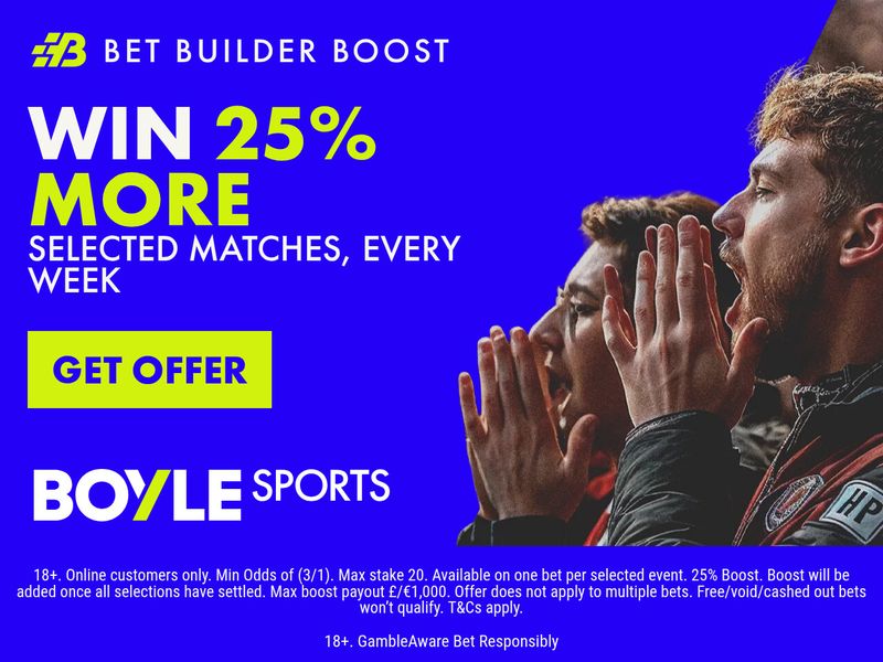 BOYLE Sports sign up offer: Bet £10, get £40 free bets in 2025
