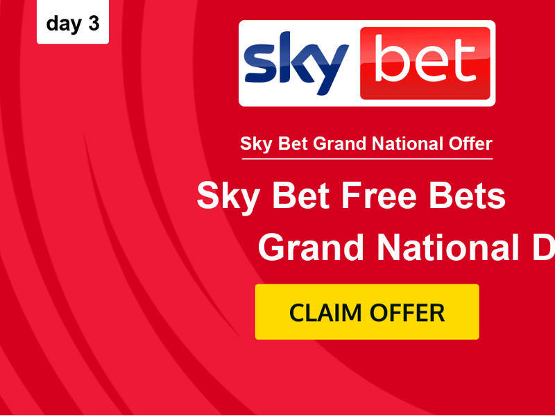 Sky Bet Grand National sign up offer: Get &pound;5 for day 3