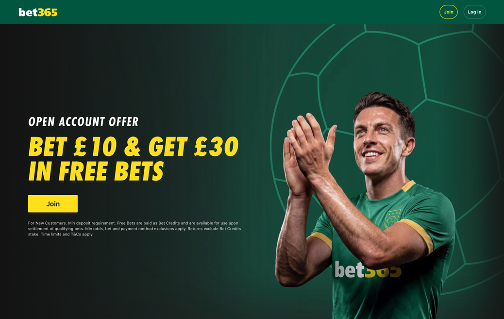 bet365 welcome offer image