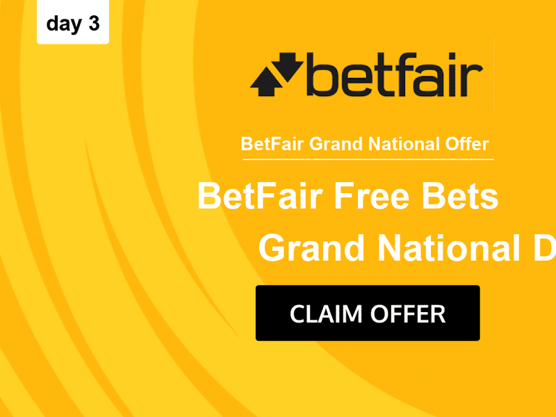 Betfair Grand National Festival welcome offer: Sign up for &pound;5 in free bets