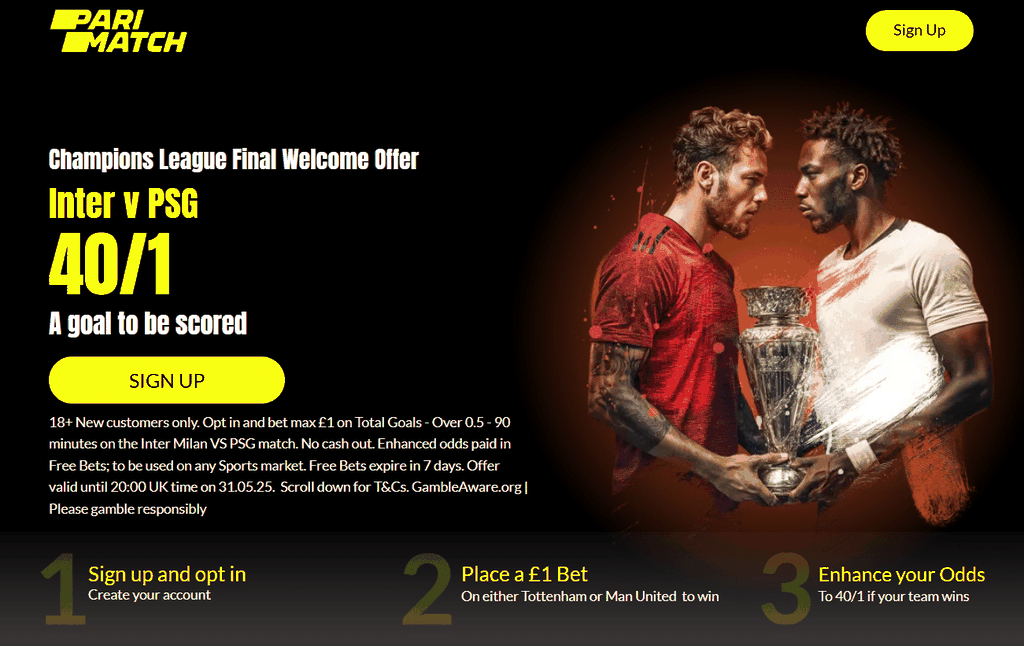 parimatch ucl final offer