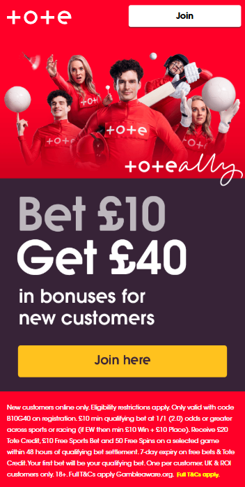 Tote welcome offer
