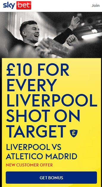 sky bet liverpool vs atletico
