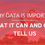 Why data is important, and what it can and can&rsquo;t tell us