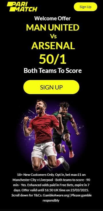 parimatch man united vs arsenal offer mft parimatch man united vs arsenal offer mft
