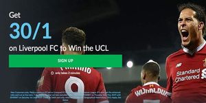 Get 30/1 Liverpool to win the Champions League