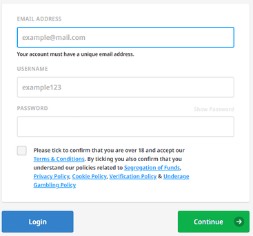 Betfred login