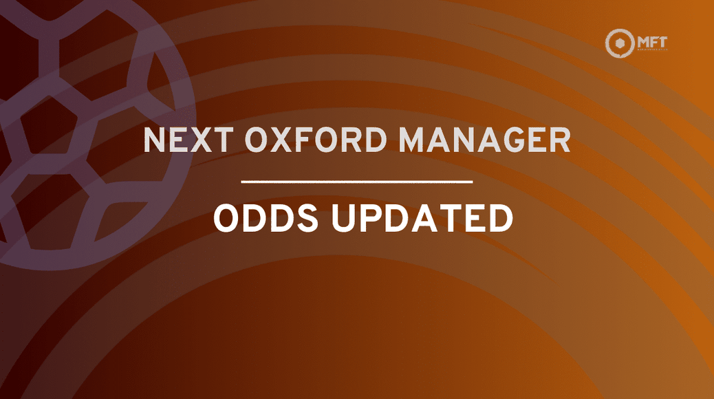 Next Oxford United manager odds