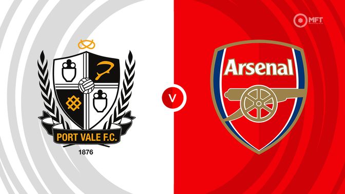 Port Vale vs Arsenal Prediction and Betting Tips