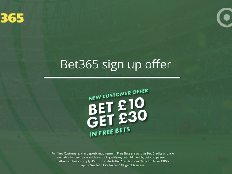 Bet365 sign up offer (2025): Use MFT365 for £30 in free bets