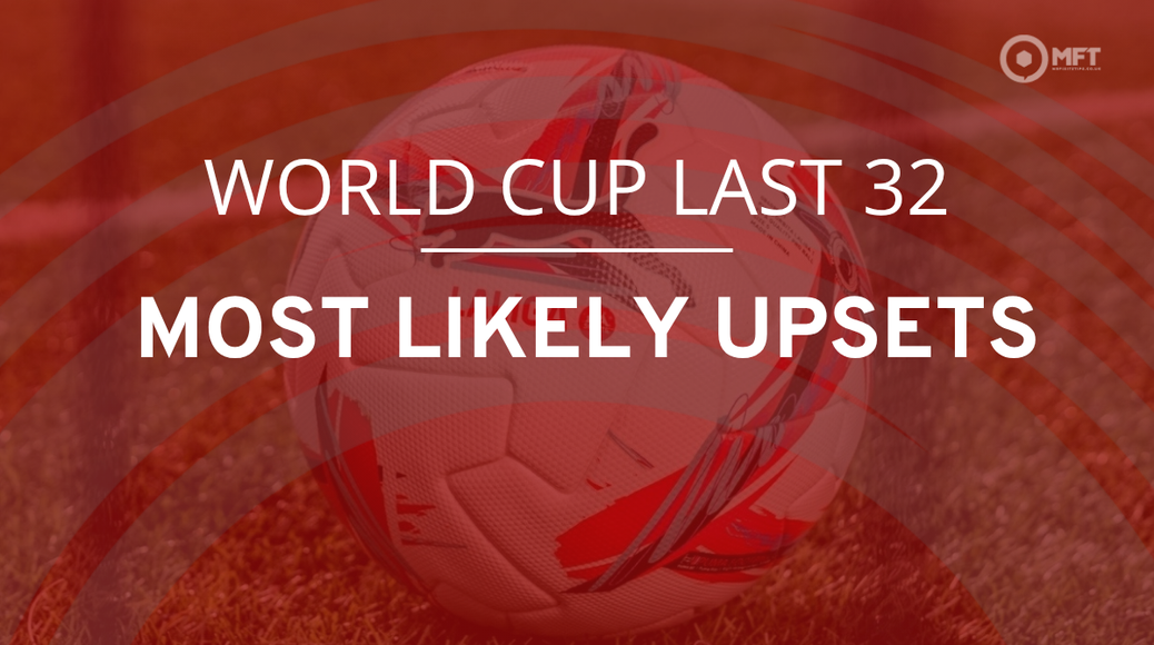 World Cup last 32 most likely upsets