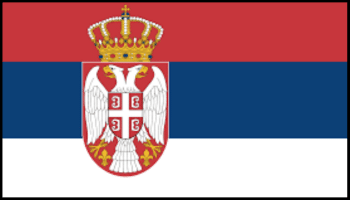 Serbia flag Serbia flag